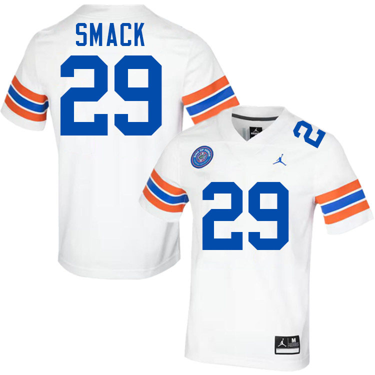 #29 Trey Smack Gators Jersey,Florida Gators College Football Jerseys Stitched-Throwback White #29 Trey Smack Gators Jersey,Florida Gators College Football Jerseys Stitched-Throwback White